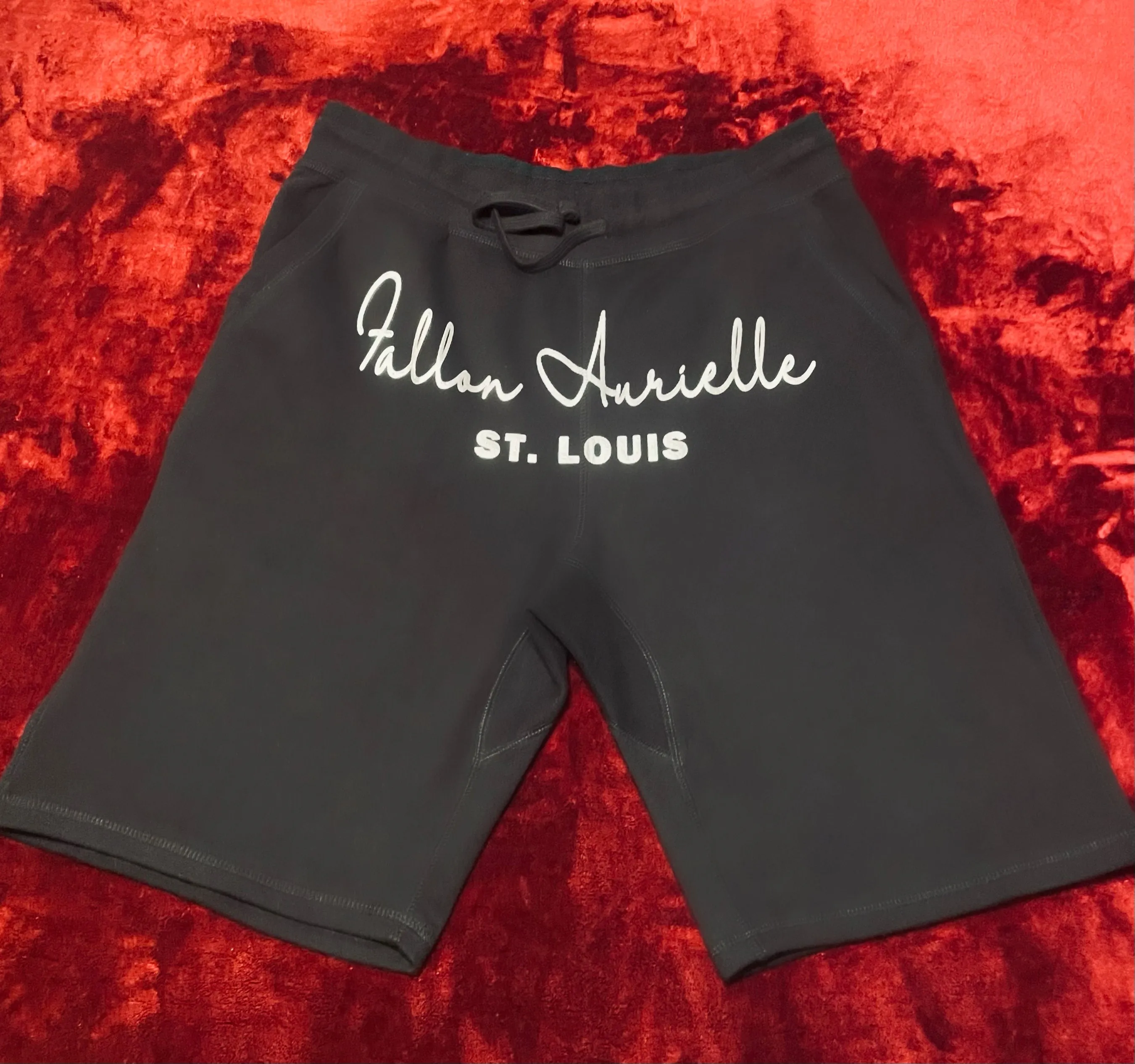 Fallon Aurielle Unisex Signature St. Louis Rep Yo Set Short Set (Black & Silver)