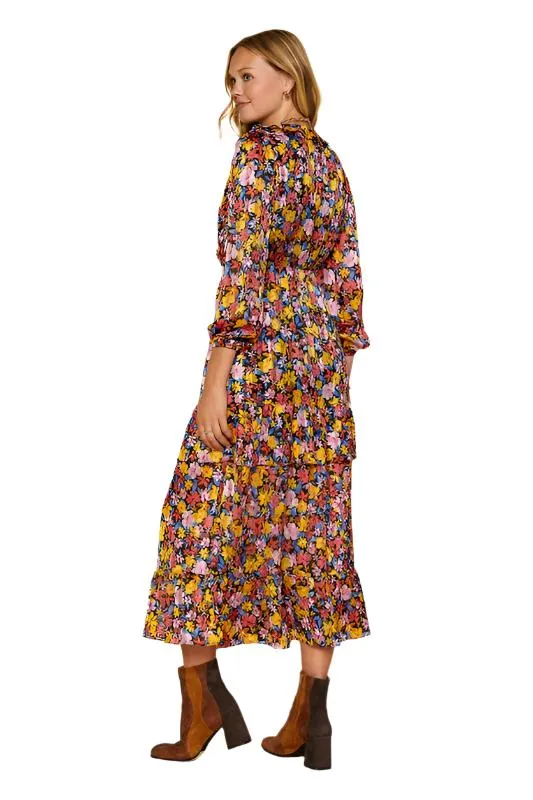 Floral Ruffle Maxi Dress