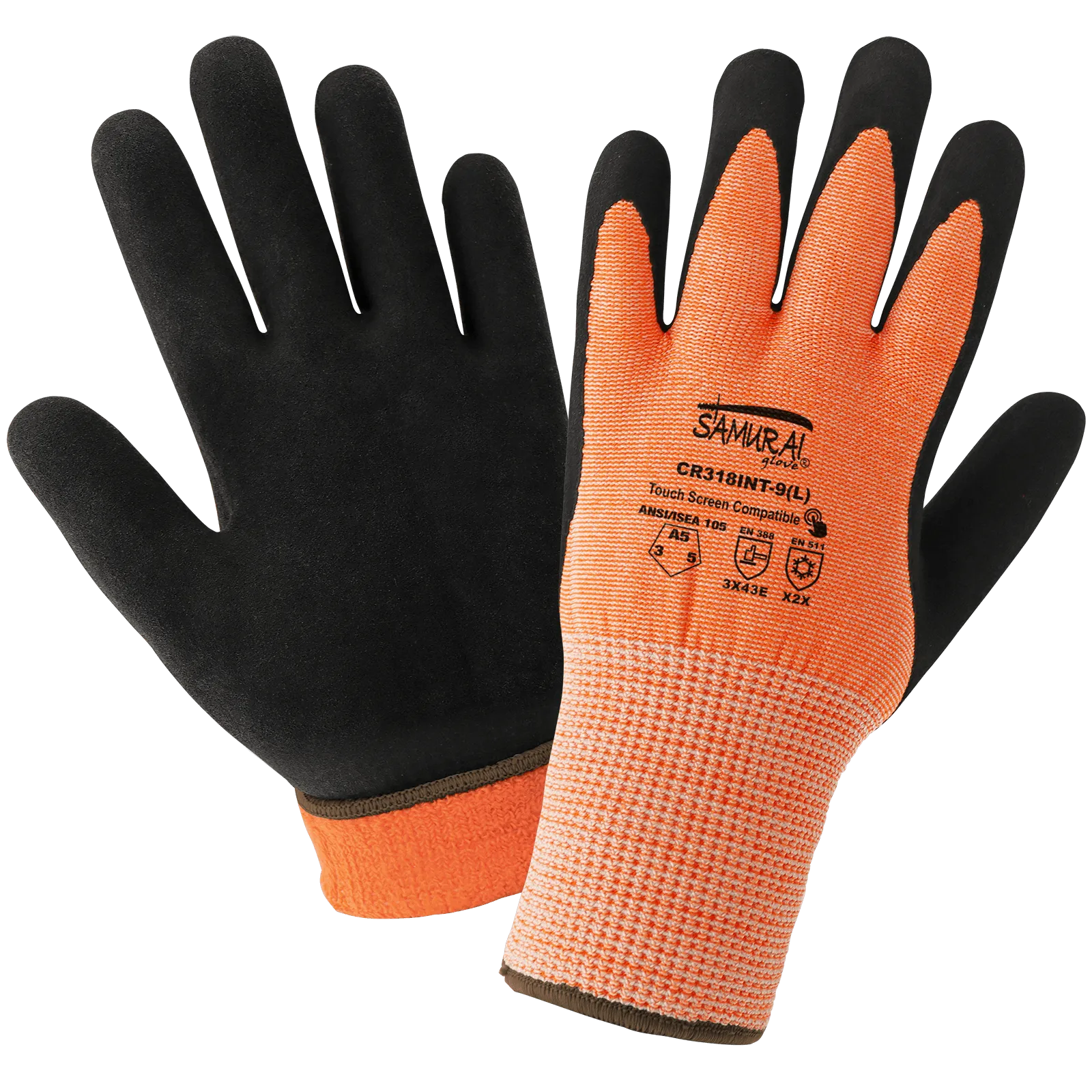 Global Glove & Safety CR318INT 13-Gauge, Water Repellent, Low Temp, Foam Rubber Palm, Cut A5