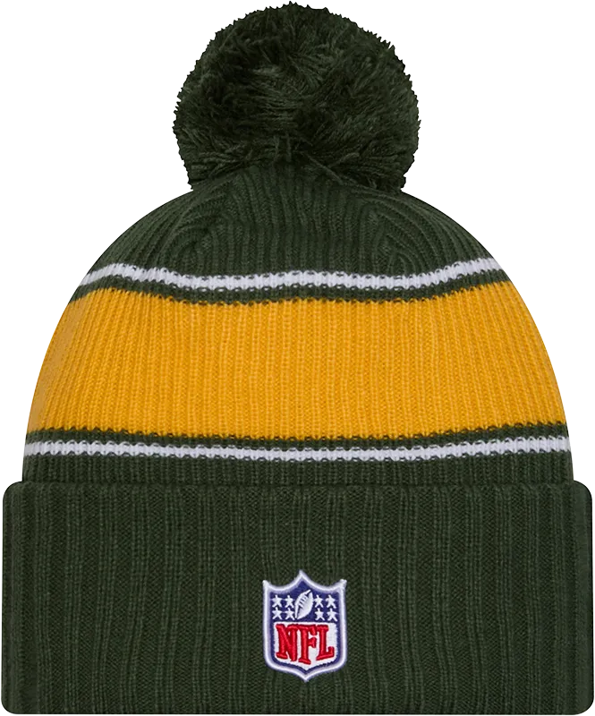 Green Bay Packers Sport Knit Fleece Lined Pom Toque