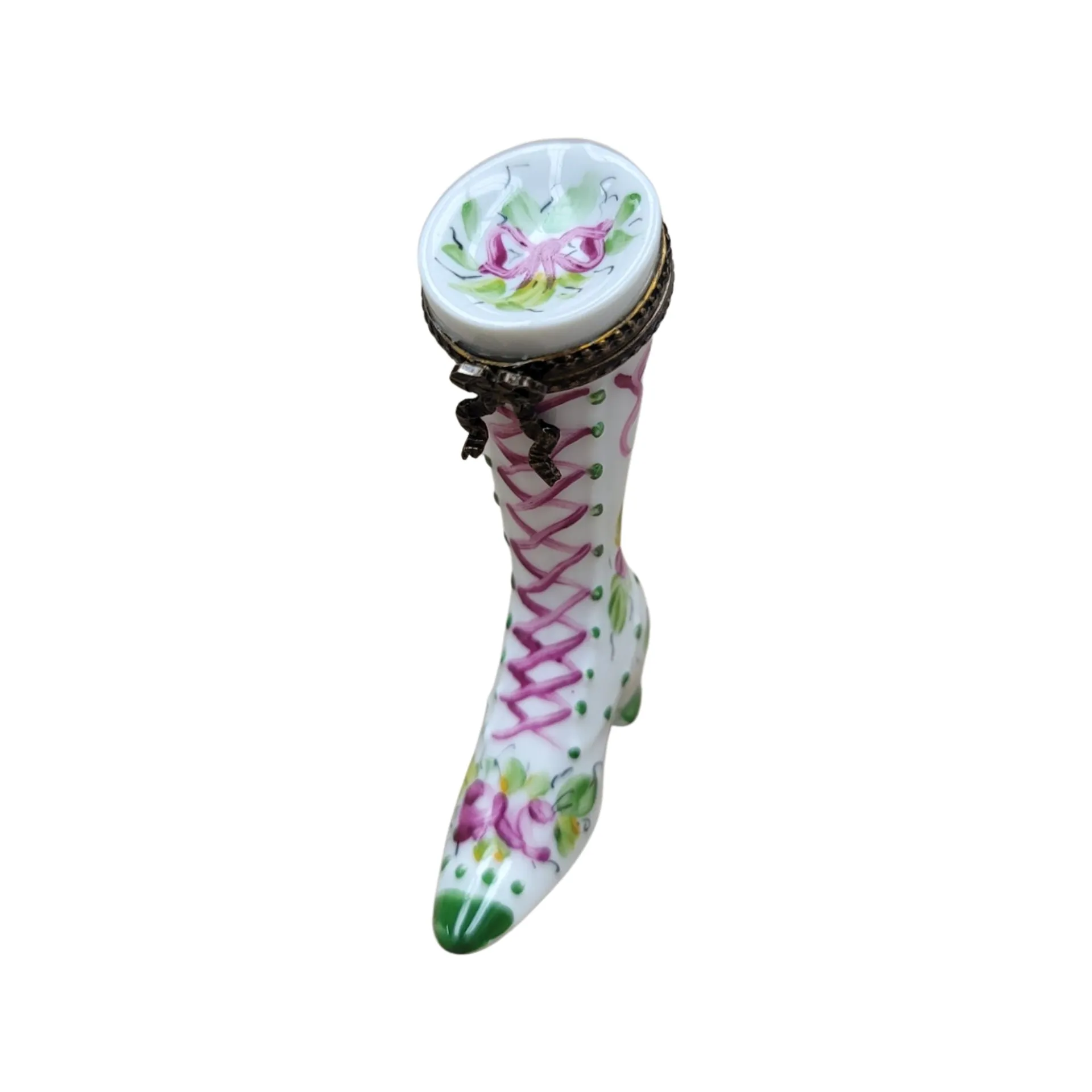 Green Victorian Boot Shoe Fashion