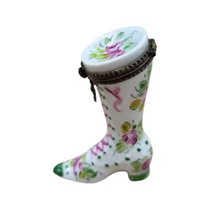 Green Victorian Boot Shoe Fashion