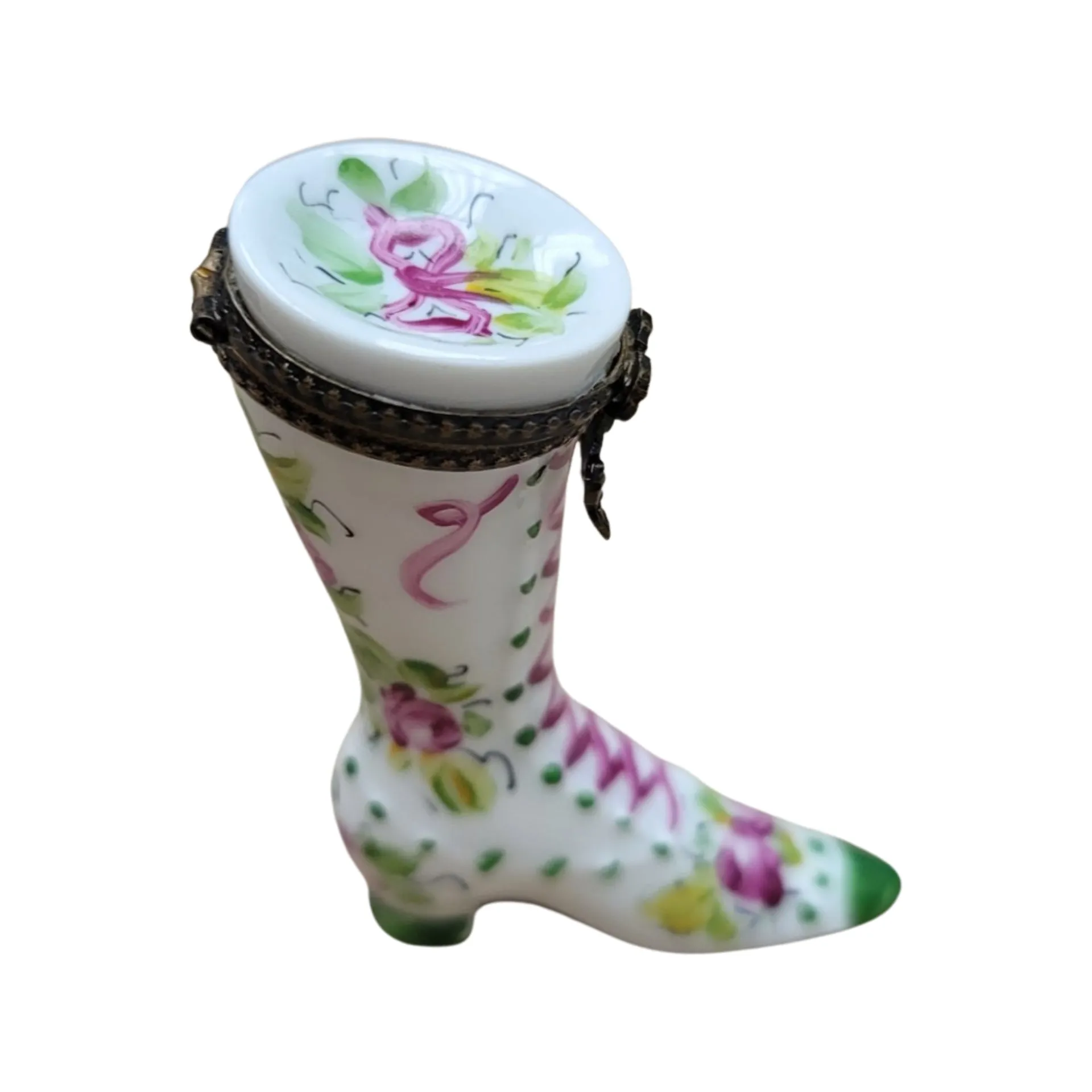Green Victorian Boot Shoe Fashion