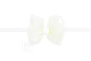 Huge Waterproof Double Knot Hair Bow on Headband