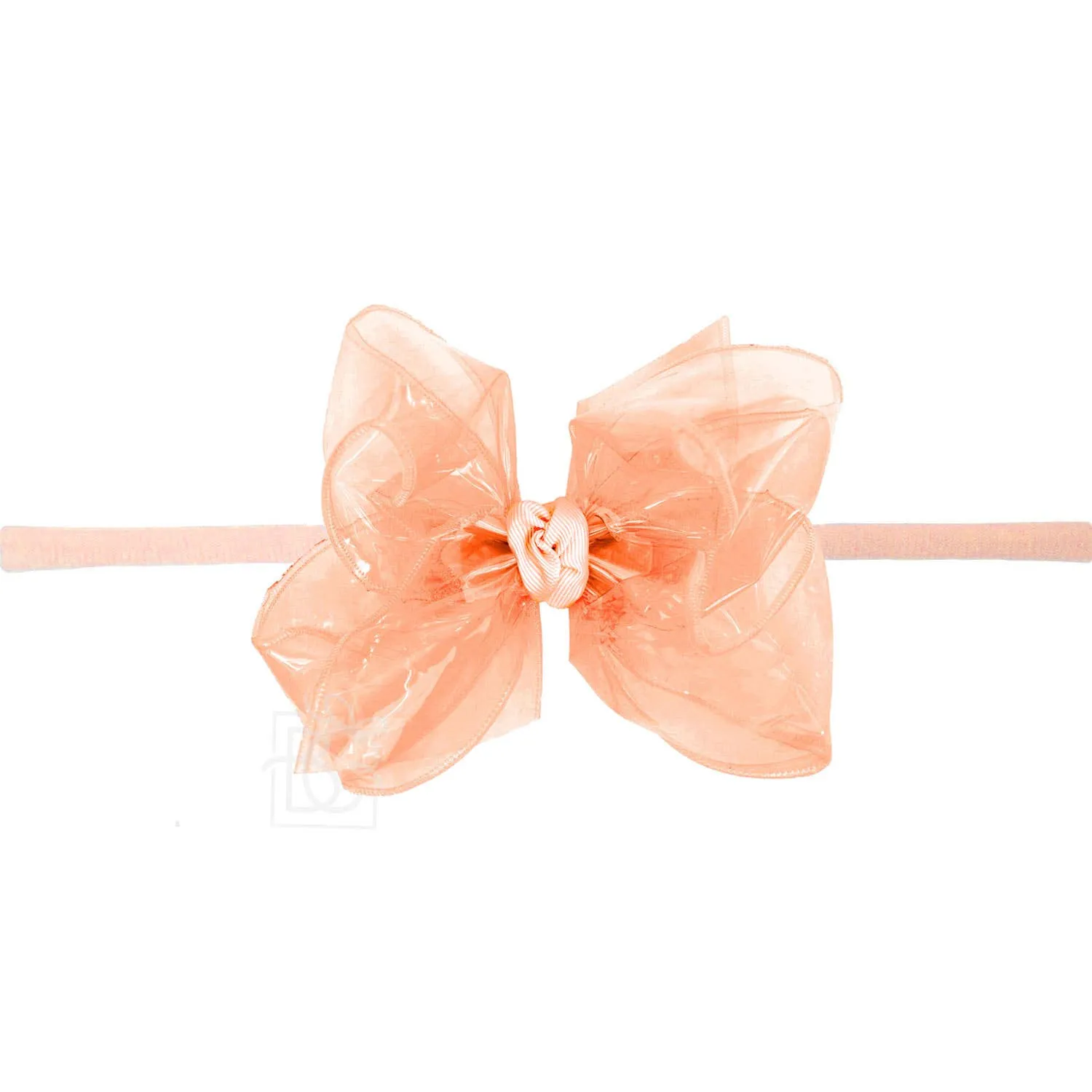 Huge Waterproof Double Knot Hair Bow on Headband