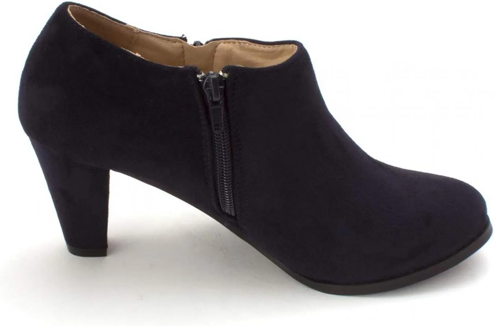 Journee Collection Women's SANZI Fashion Boot SANZI Navy Blue 8M