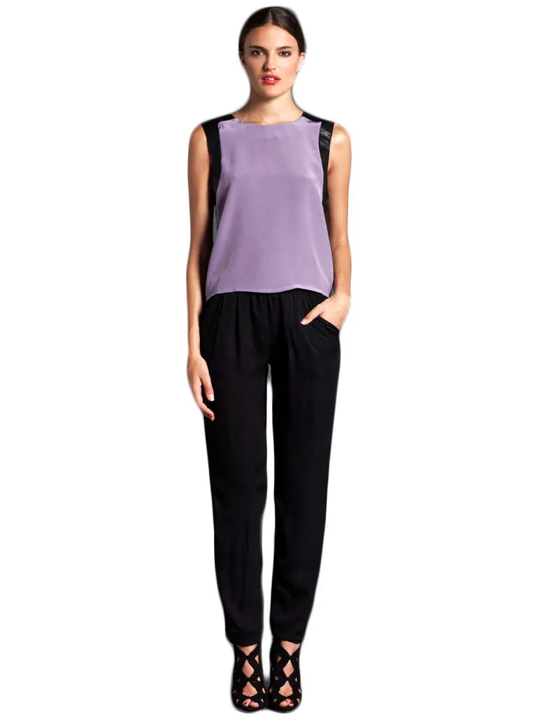 Karina Grimaldi Julietta Solid Top in Lavender