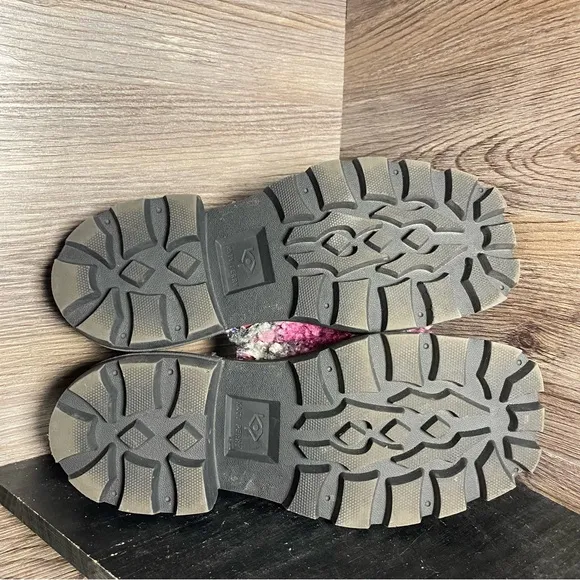 Katy perry high mules pink black plaid