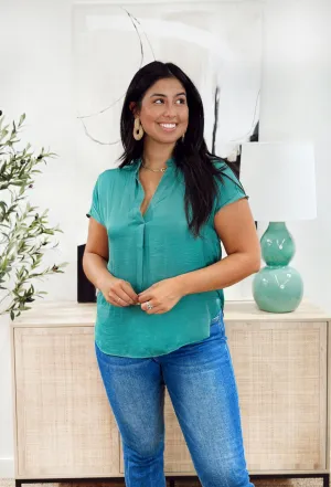 Kerry Blouse in Green Lake