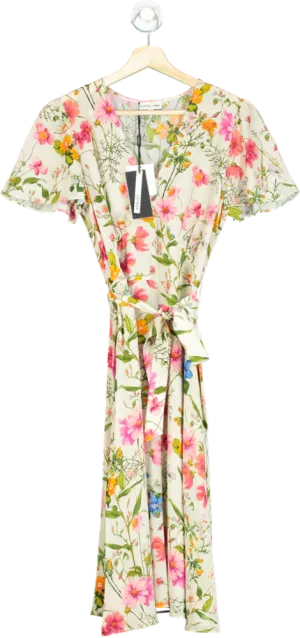 LilySilk Floral Midi Dress UK 8