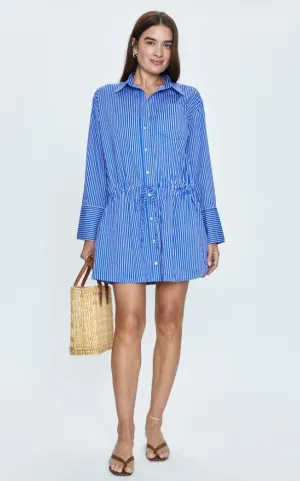 LUCINDA BLUE STRIPED DRESS