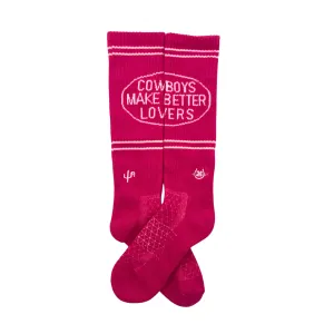 Lucky Chuck Socks - Cowboys Make Better Lovers