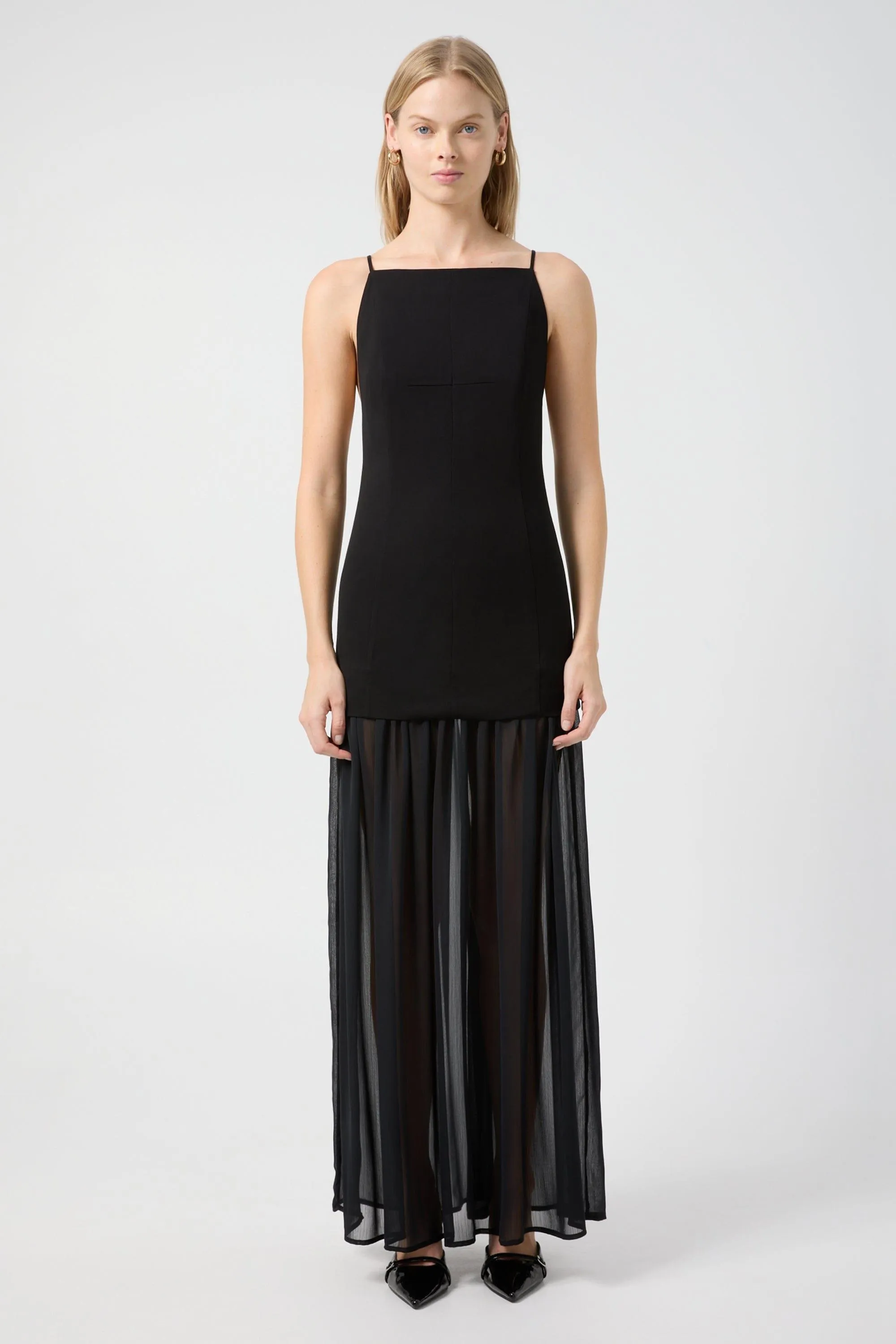 LUMINATE MAXI DRESS | BLACK