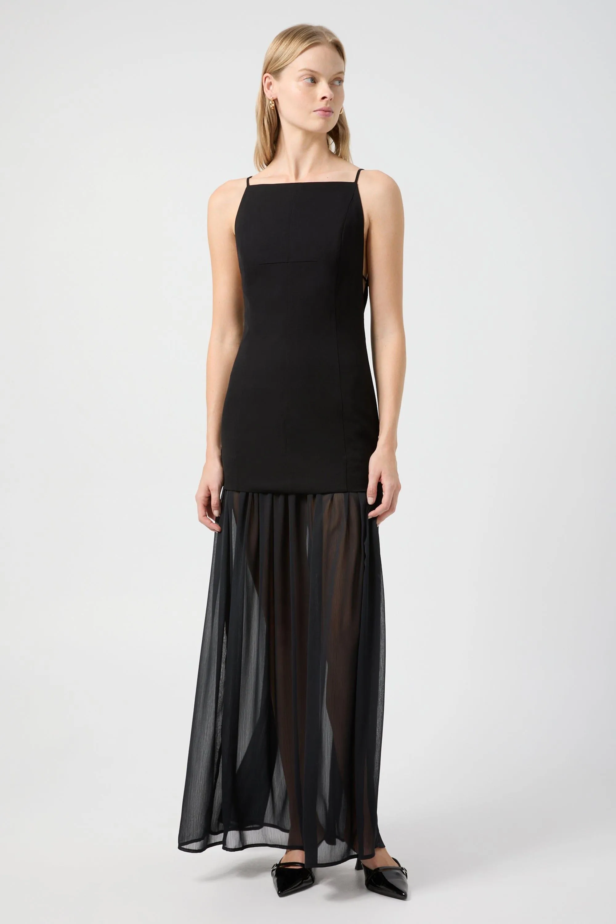 LUMINATE MAXI DRESS | BLACK