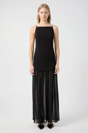 LUMINATE MAXI DRESS | BLACK