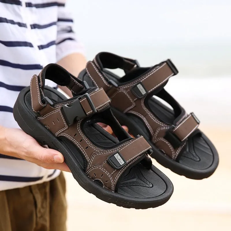 Men Sandals 2021 Summer Shoes Flat Non-slip Outdoor Men Beach Sandals Man Sport Sandals