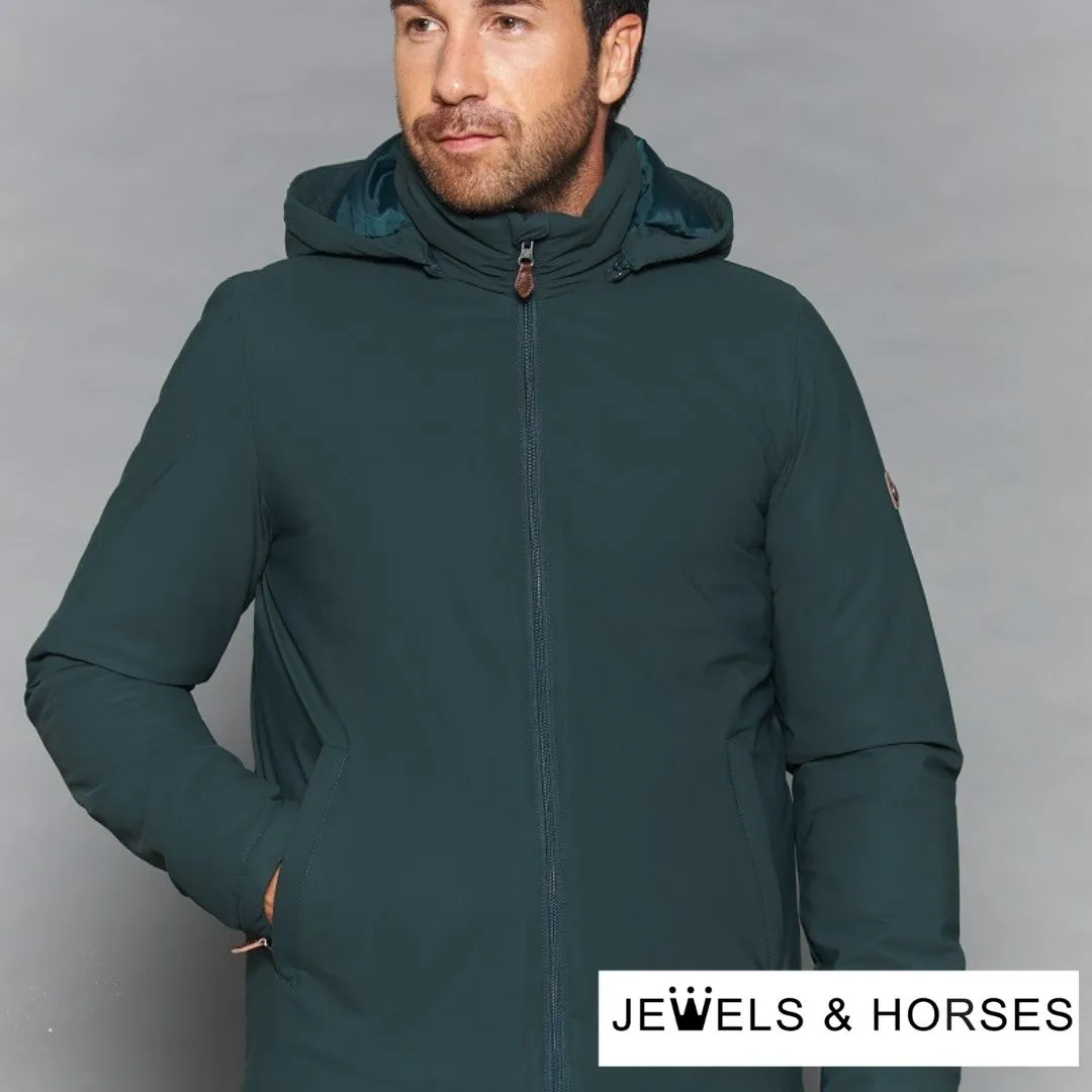 Men's Wanda Short Parka - Jungle Green
