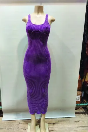“Mineral Wash”Maxi Dress