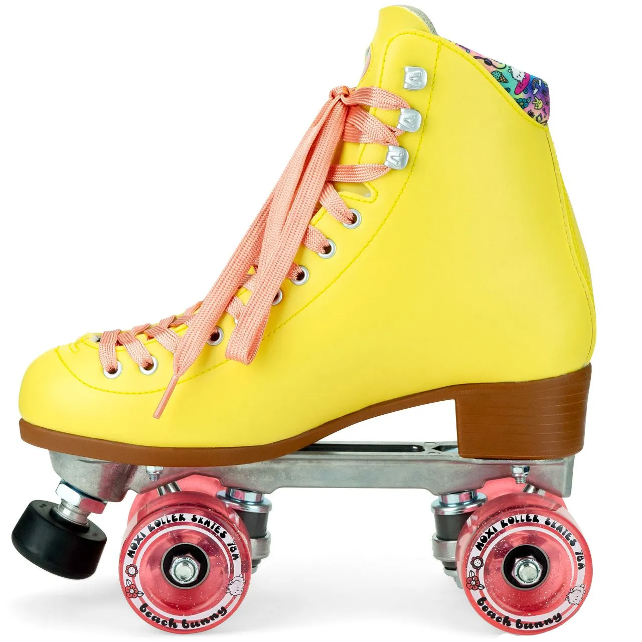 Moxi Beach Bunny Roller Skates - Strawberry Lemonade