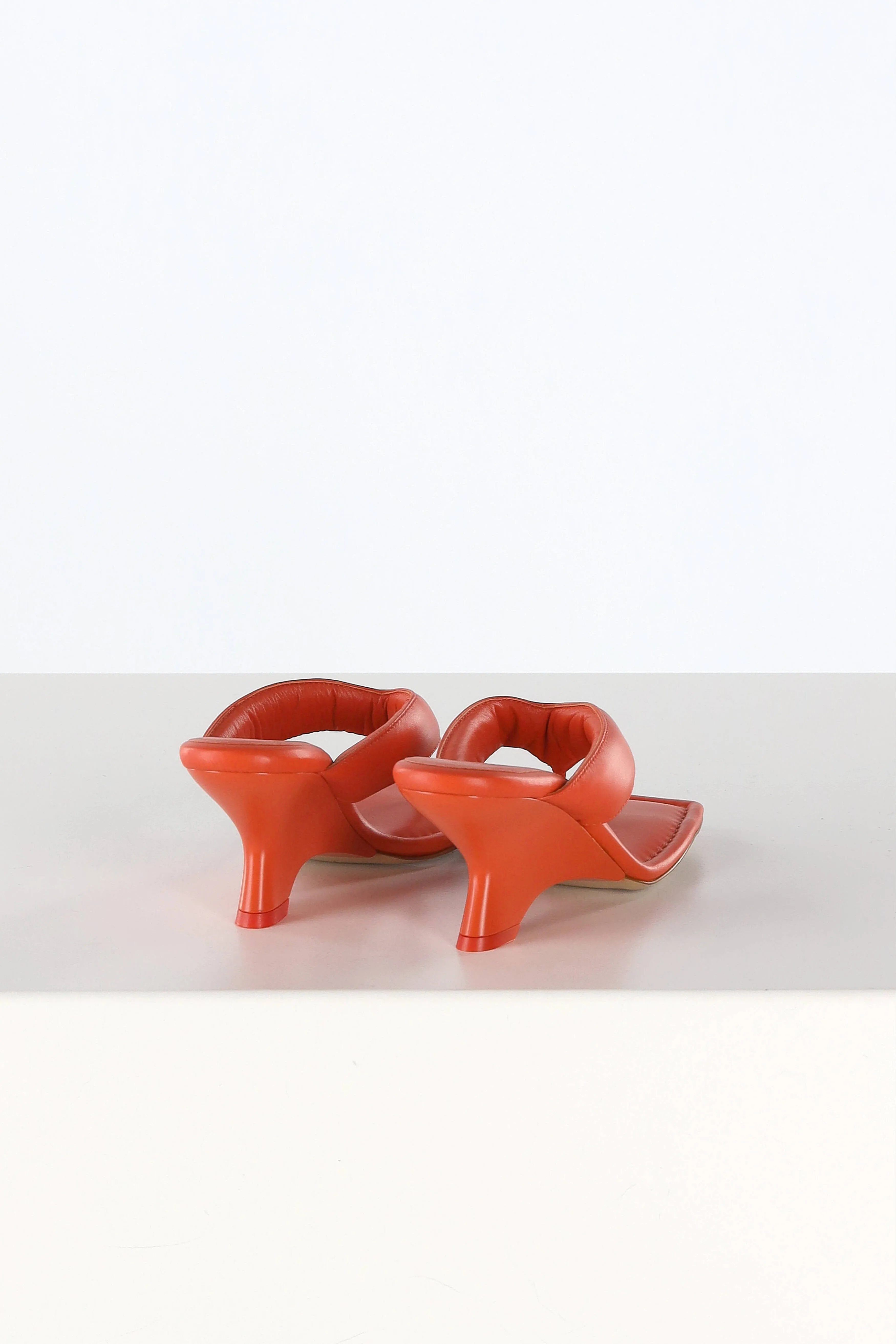 Mules Gia 6 in Burnt Orange