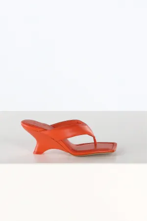 Mules Gia 6 in Burnt Orange