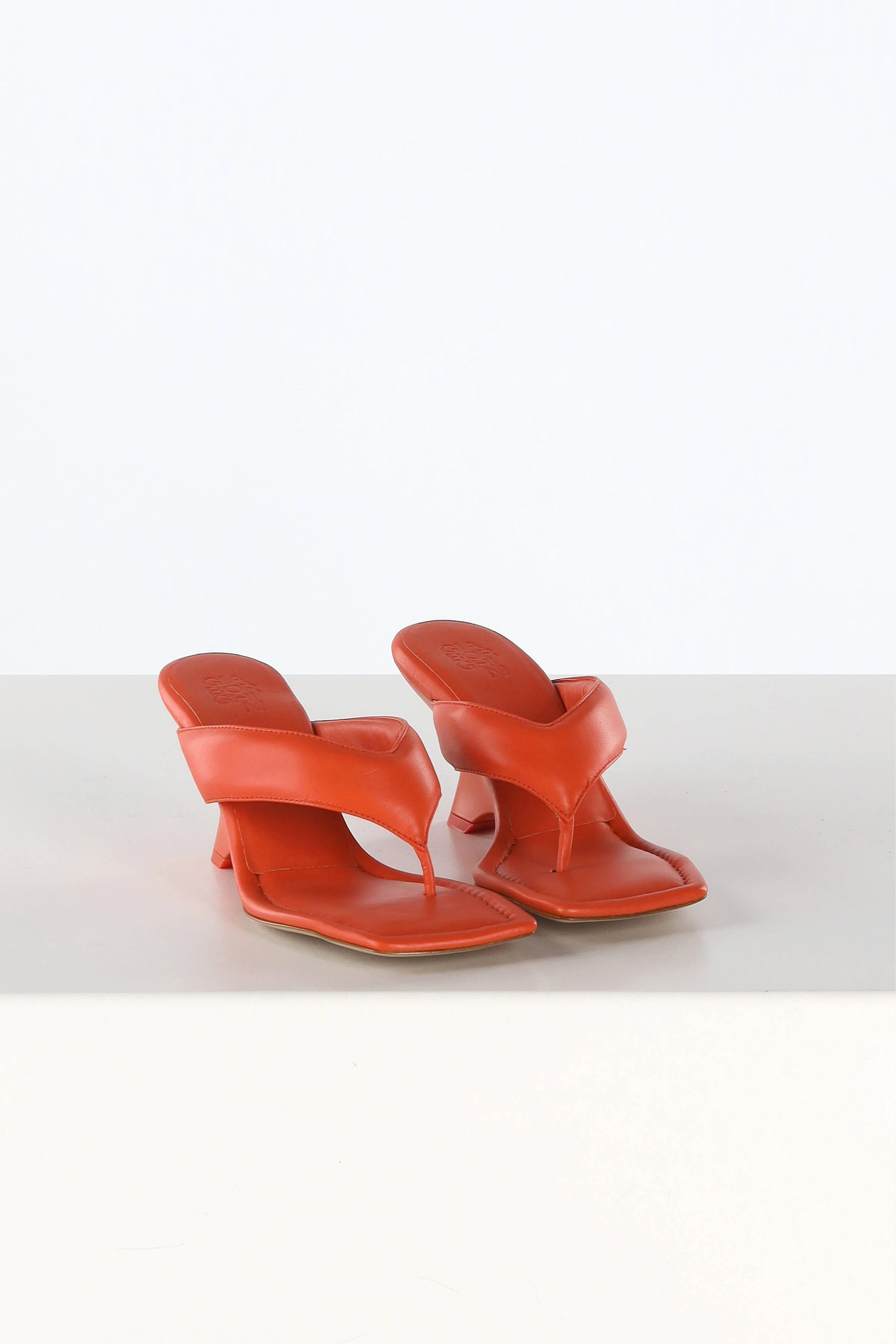 Mules Gia 6 in Burnt Orange