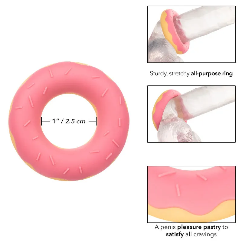 Naughty Bits Donuts Silicone Donut Ring - Pink