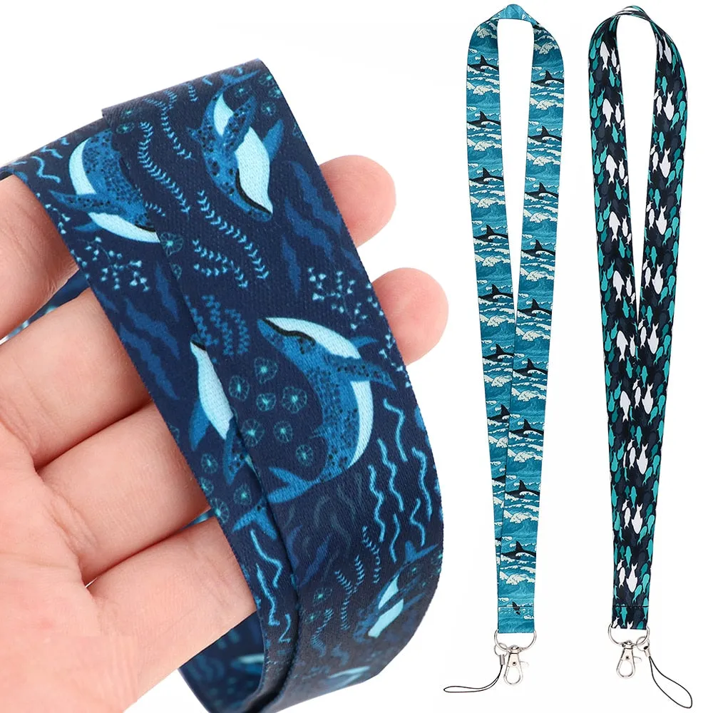 Neck Strap Key Holder - various motives whale