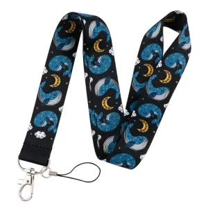 Neck Strap Key Holder - various motives whale