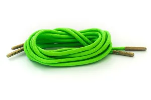 Neon Green Boot Laces *Guaranteed for Life* 550 Paracord Steel Tip