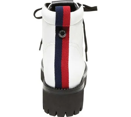 New Nordstrom Item! Women's Steve Madden Bam Hiker Boot, White, Sz 7! Retails $200 
