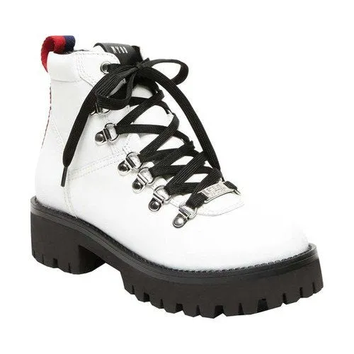 New Nordstrom Item! Women's Steve Madden Bam Hiker Boot, White, Sz 7! Retails $200 
