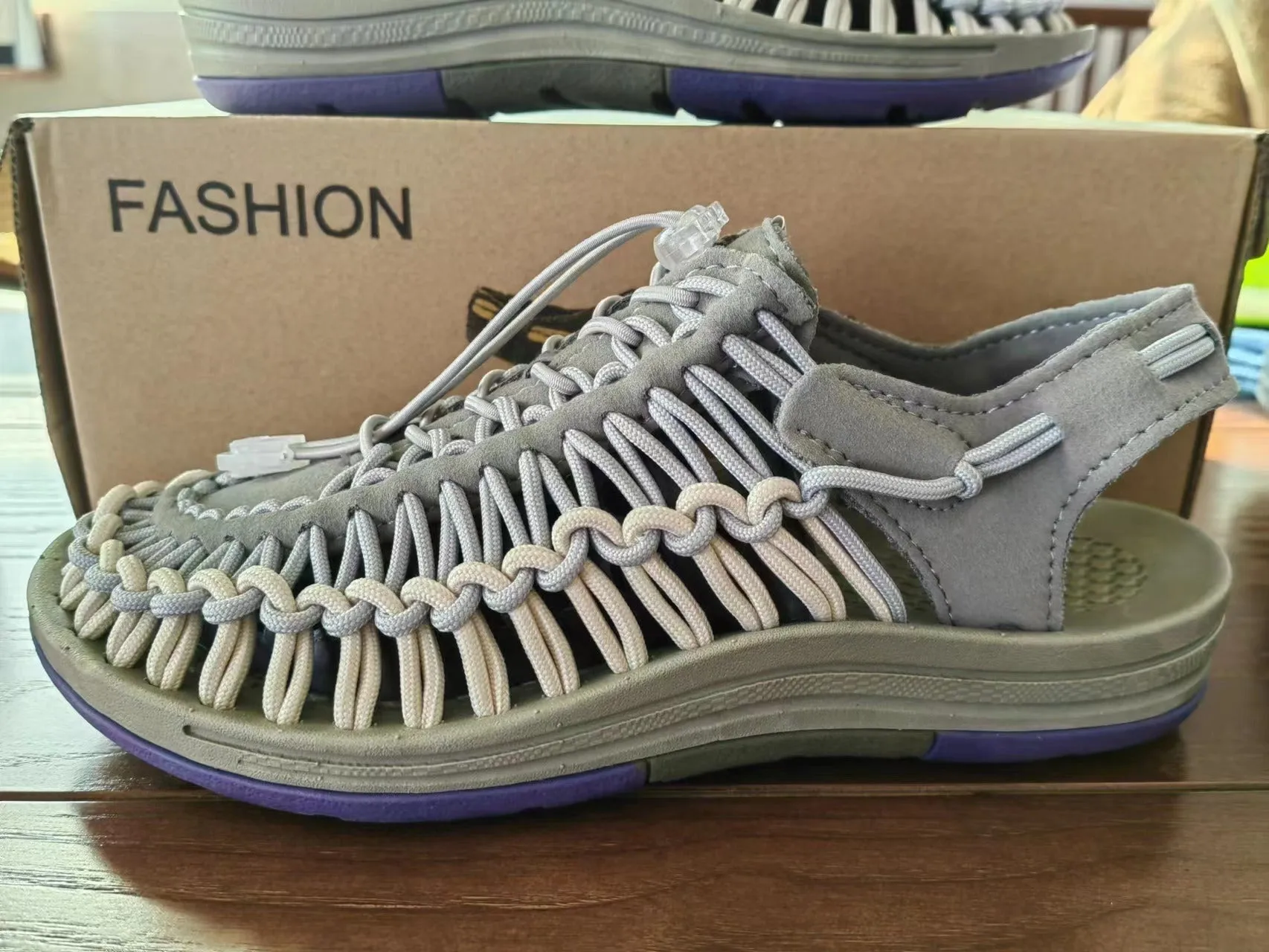 New Style Woven Sandals Men's Sandals Casual Beach Shoes Roman Sandals River Tracing Shoes Outdoor Hiking Shoes