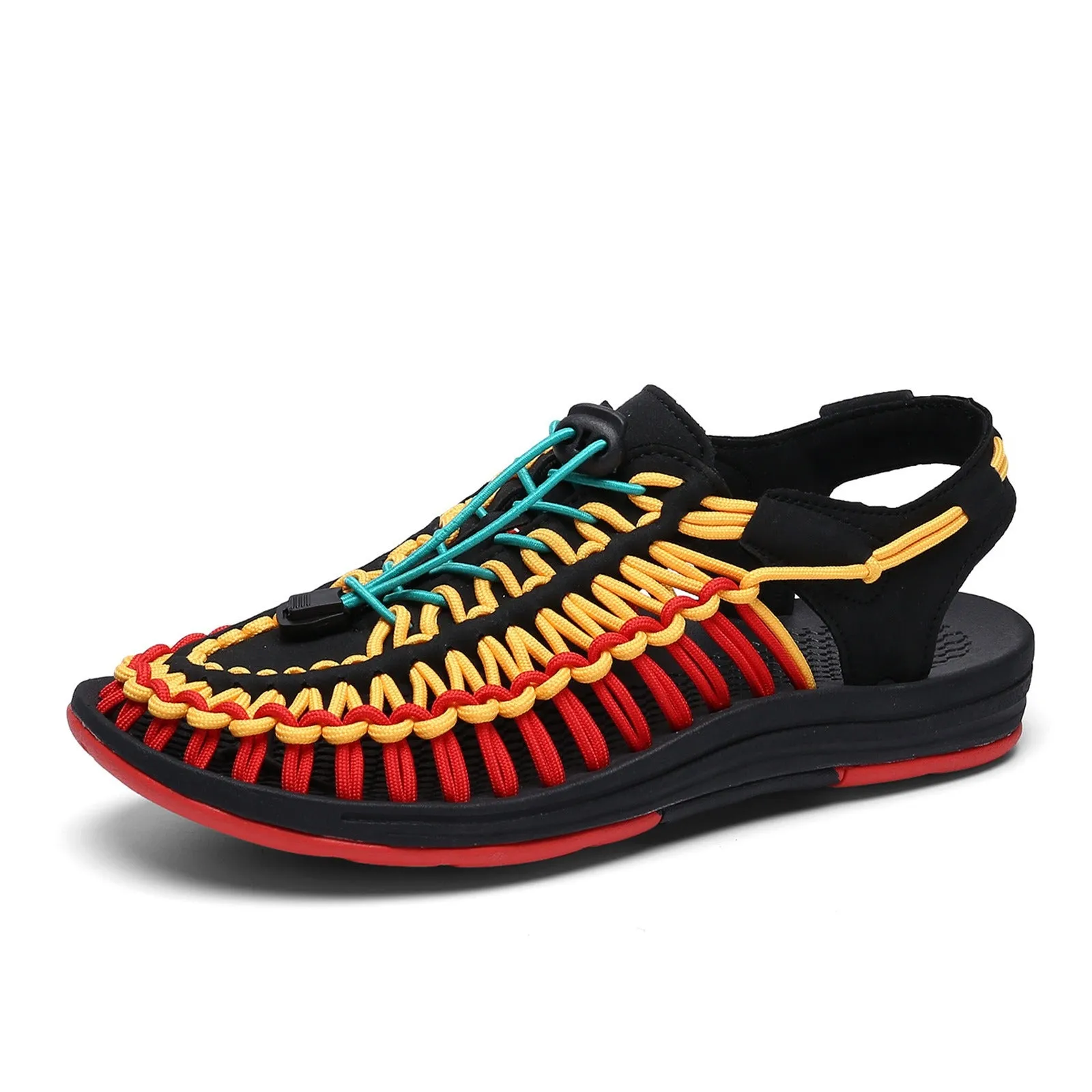 New Style Woven Sandals Men's Sandals Casual Beach Shoes Roman Sandals River Tracing Shoes Outdoor Hiking Shoes
