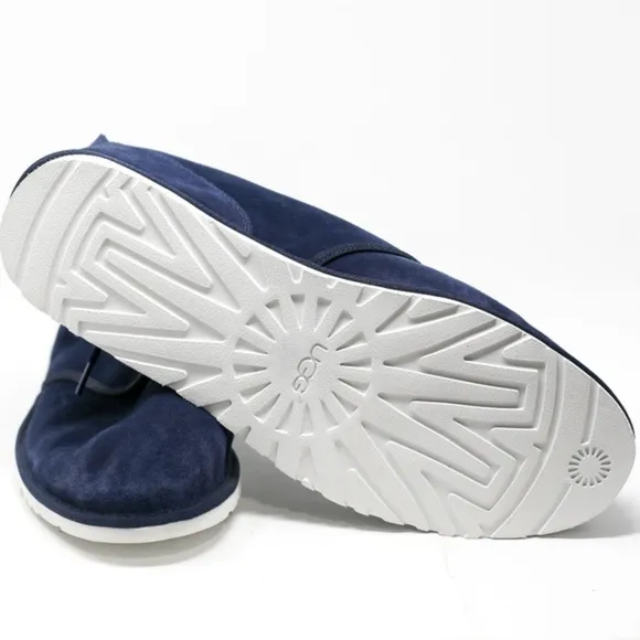 New UGG Men's Maksim Chukka Boot Blue Suede Wool Lined Size 17