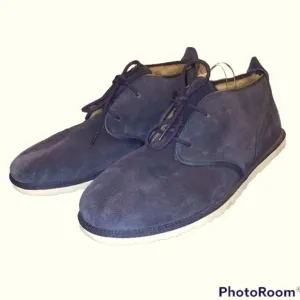 New UGG Men's Maksim Chukka Boot Blue Suede Wool Lined Size 17