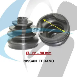 NISSAN TERANO CV BOOT 22MM-90MM