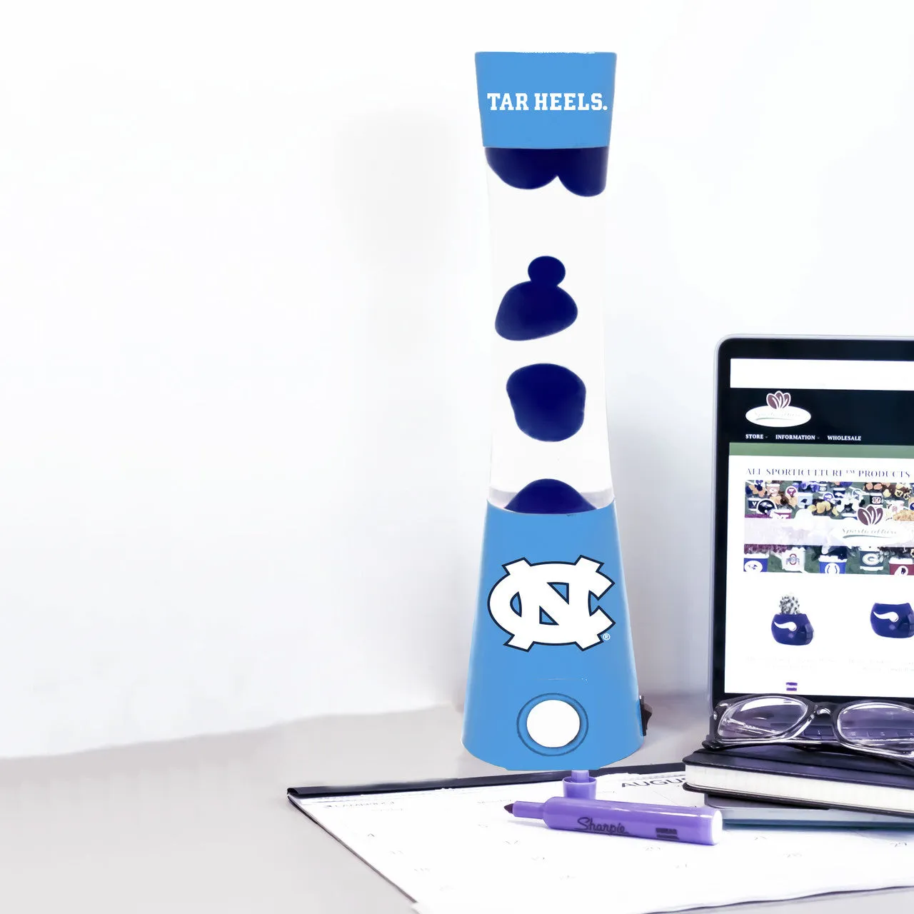 North Carolina Tar Heels Magma Lamp - Bluetooth Speaker