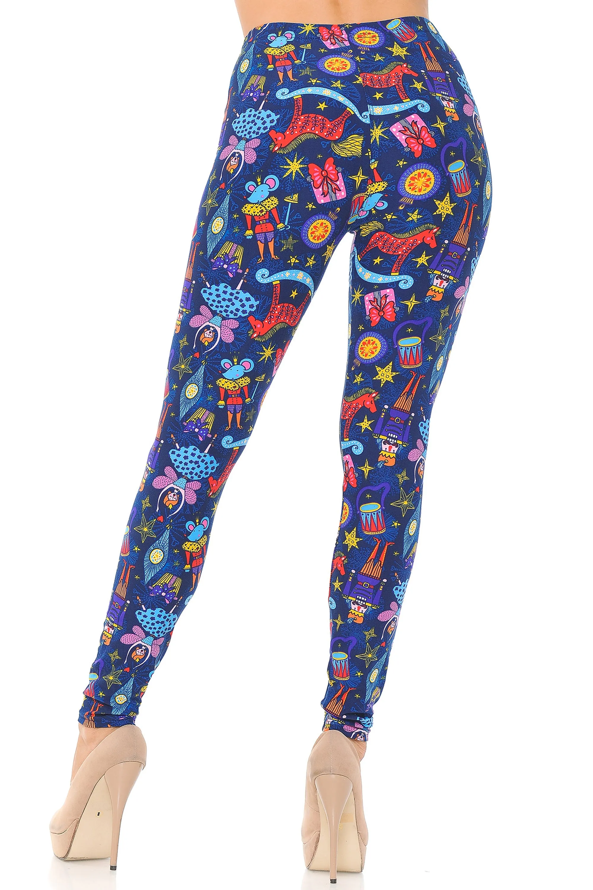 Nutcracker Christmas Curvy Plus Size Leggings