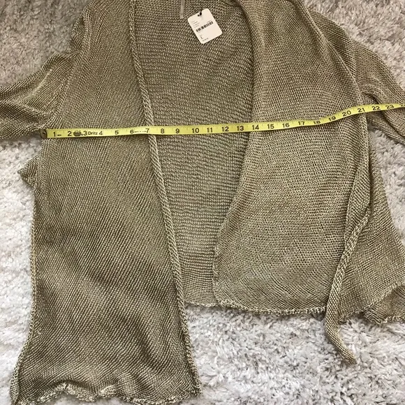 NWT Free People metallic sweater