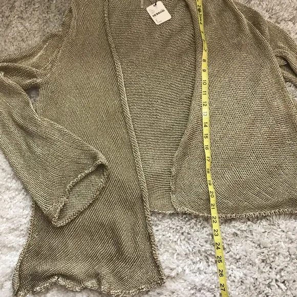 NWT Free People metallic sweater