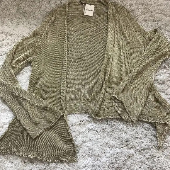 NWT Free People metallic sweater