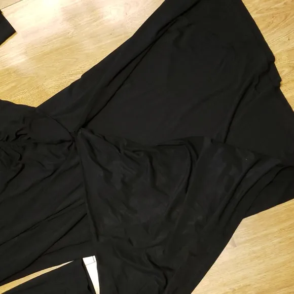 NWT Wyeth black faux wrap dress sz medium