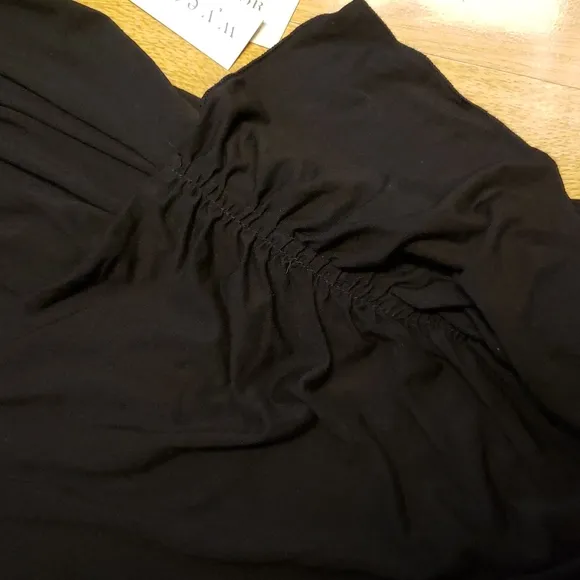 NWT Wyeth black faux wrap dress sz medium