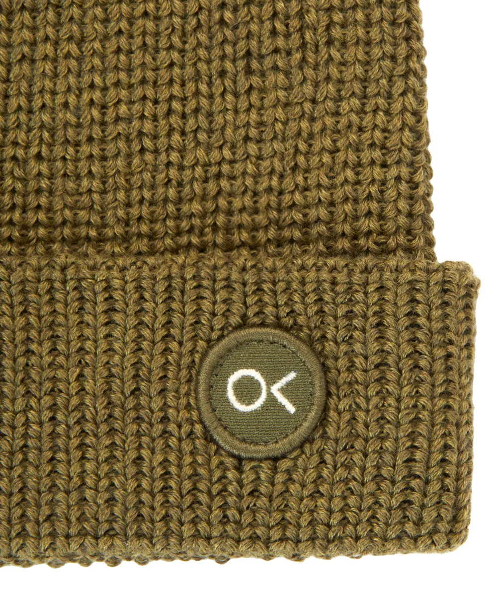 OK Dot Short Beanie - FINAL SALE