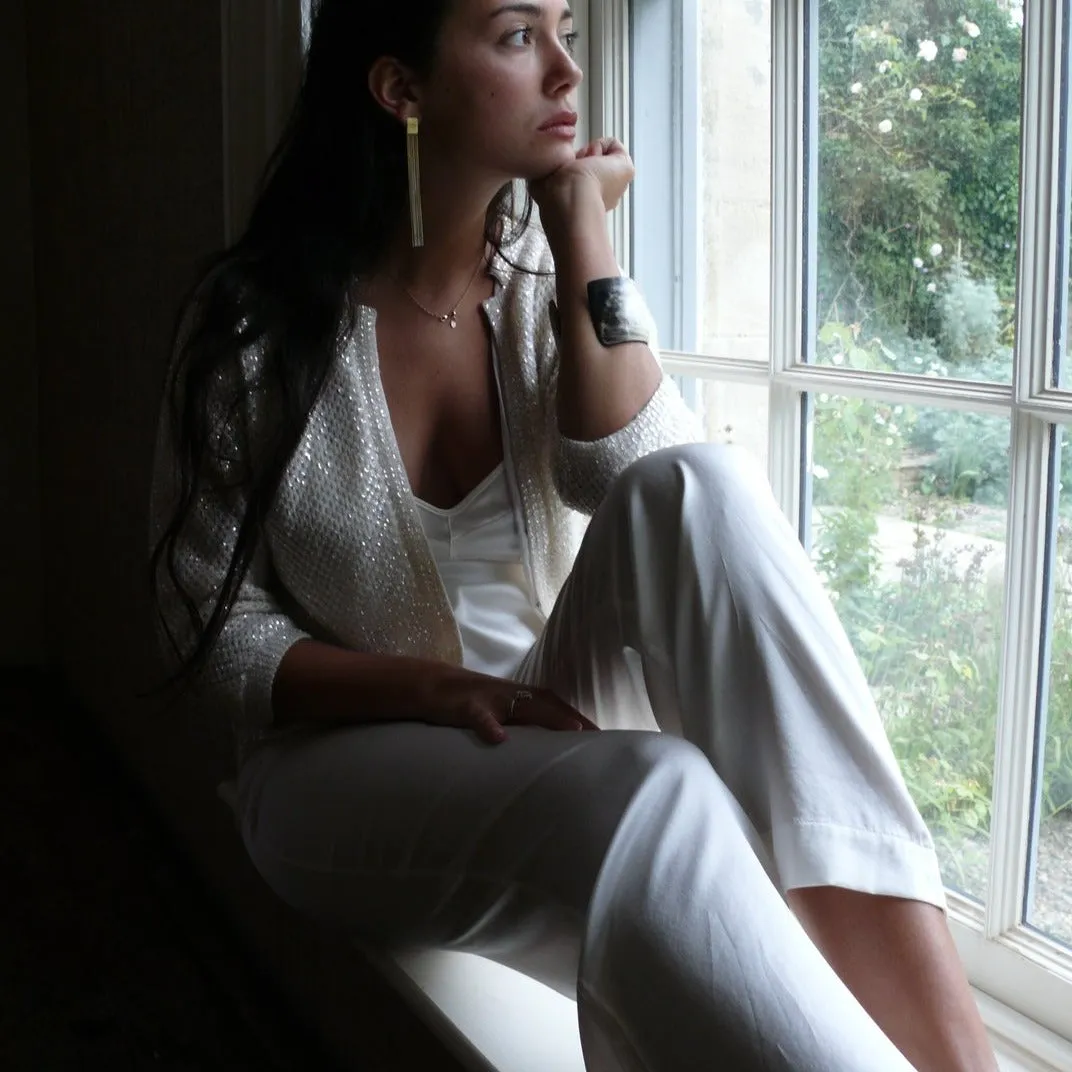 Parasol Rose Grace Silk Pyjama Trousers