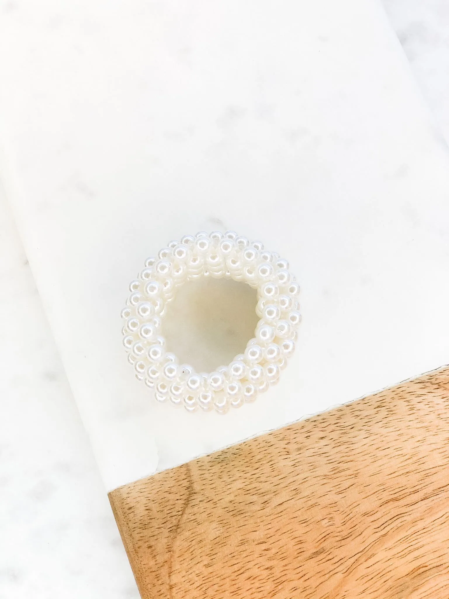 Pearl Scrunchie