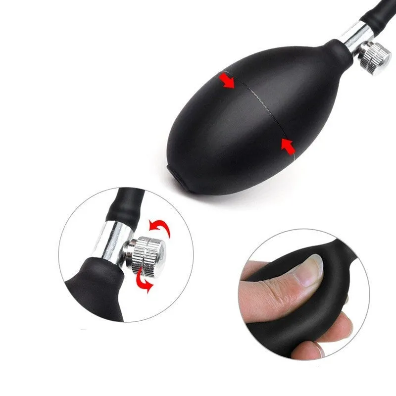 Plug anal gonflable waterproof