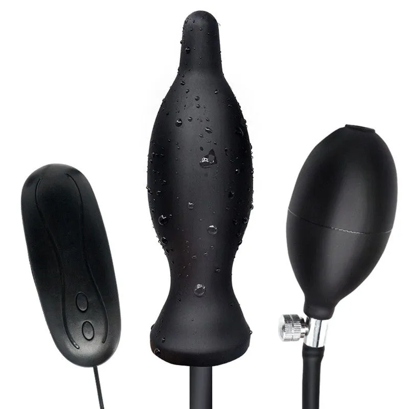 Plug anal gonflable waterproof