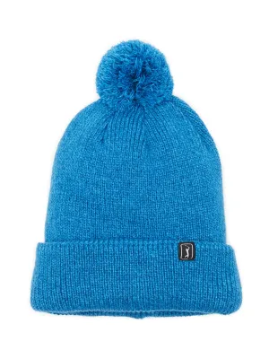 Pom Pom Beanie with Logo
